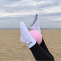 OG Slow Burn Grip Sock - White